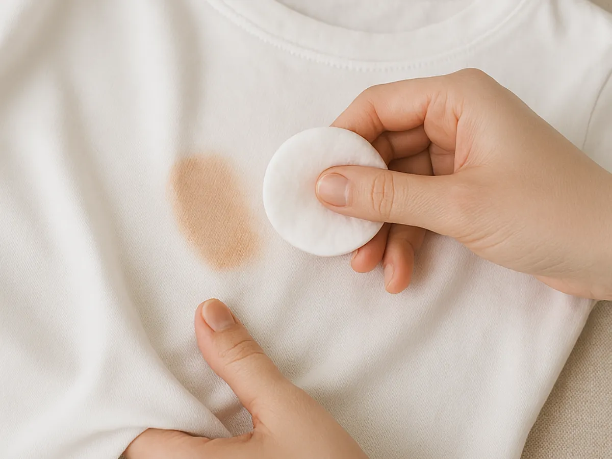 how to remove a foundation stain