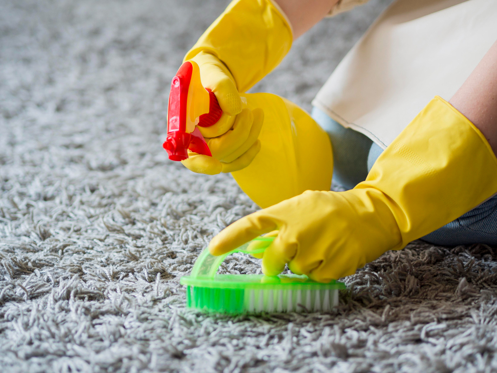 baking soda to clean carpet