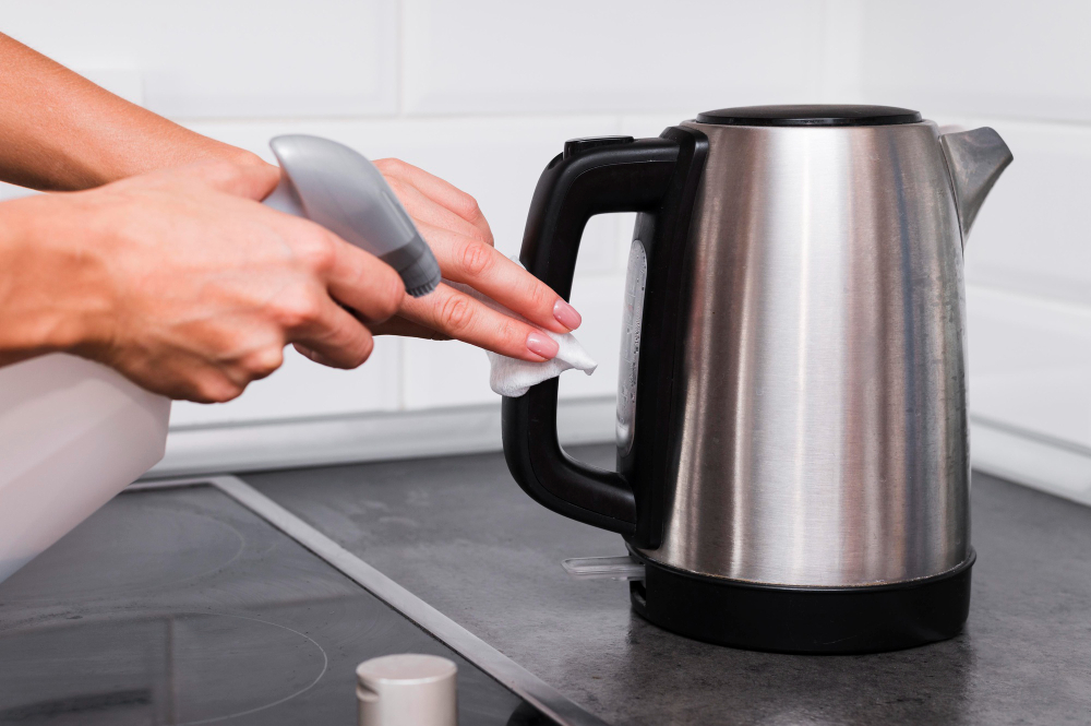 how to get limescale out of the kettle