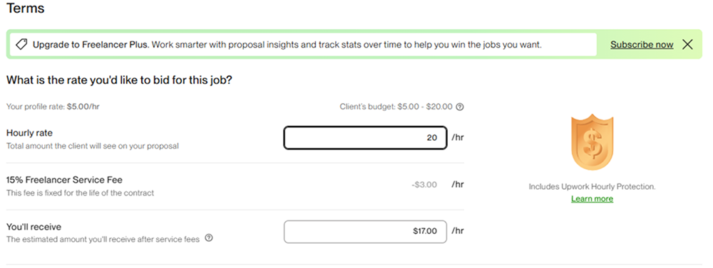 how to submit a winning proposal on upwork